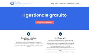 Screenshot sito web SimPulse